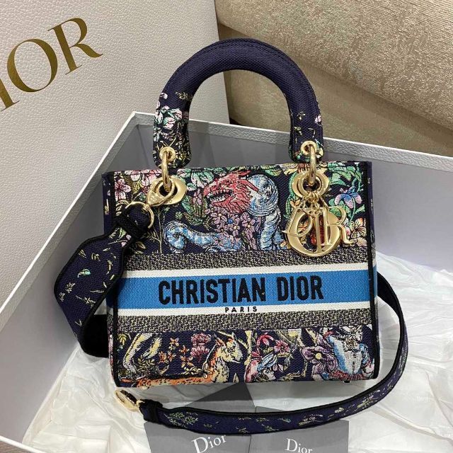 Christian Dior - 超美品　LADY D-LITE ミディアムバッグ