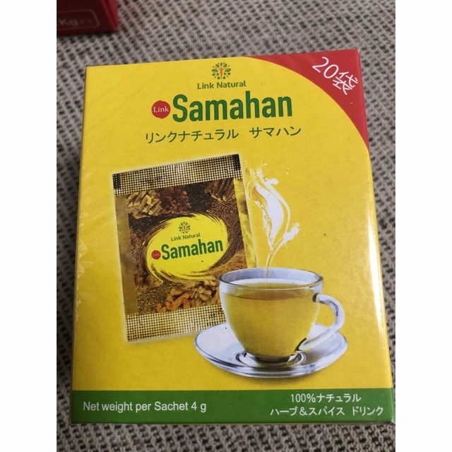 サマハン　100%ナチュラルハーブスパイスティー　100袋 食品/飲料/酒の飲料(茶)の商品写真