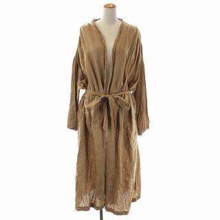 トゥデイフル(TODAYFUL)のトゥデイフル Linen Gather Gown ガウン カーディガン ロング(その他)