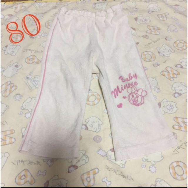 Disney(ディズニー)のミニーちゃん ズボン　80 キッズ/ベビー/マタニティのベビー服(~85cm)(パンツ)の商品写真