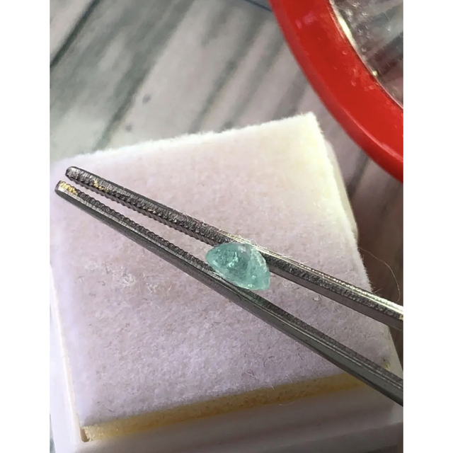 ソーティング付き 天然石 本物 パライバトルマリンルース 0.587ct