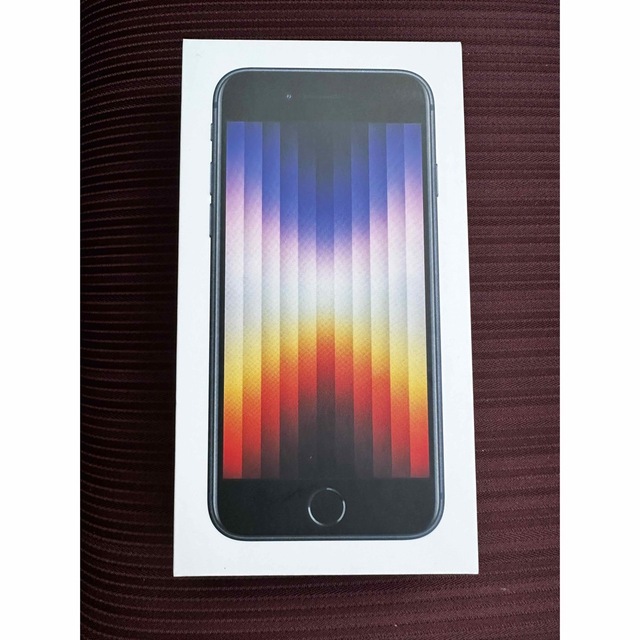 最新入荷 【新品•未使用品】iPhoneSE 第3世代 128GB ミッドナイト スマートフォン本体
