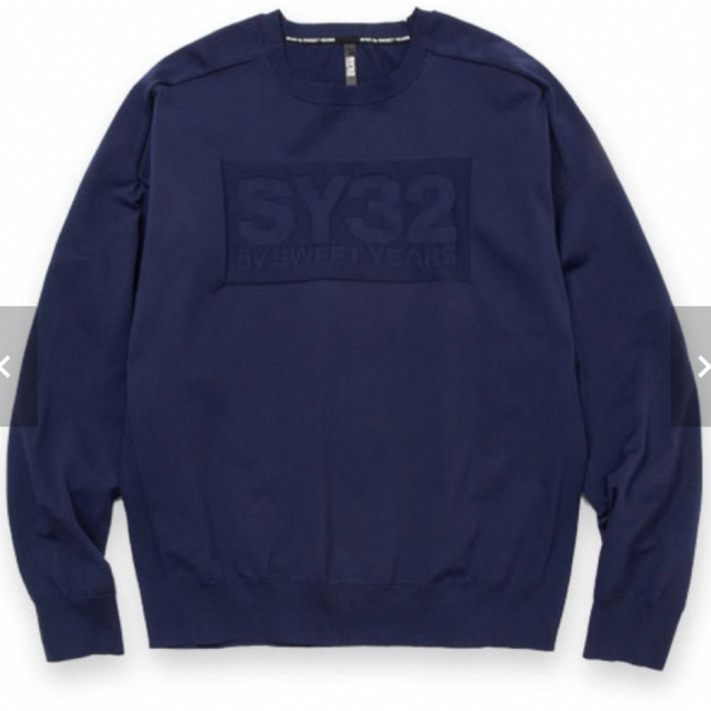 SY32 BIG SILHOUETTE KNIT NAVY