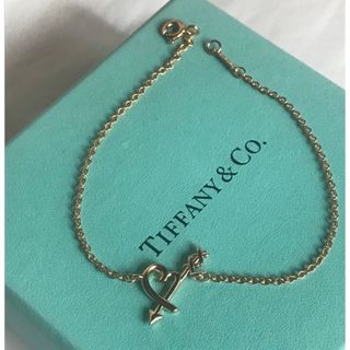 Tiffany & Co. - ティファニー ハートアローブレスレット k18 18金の