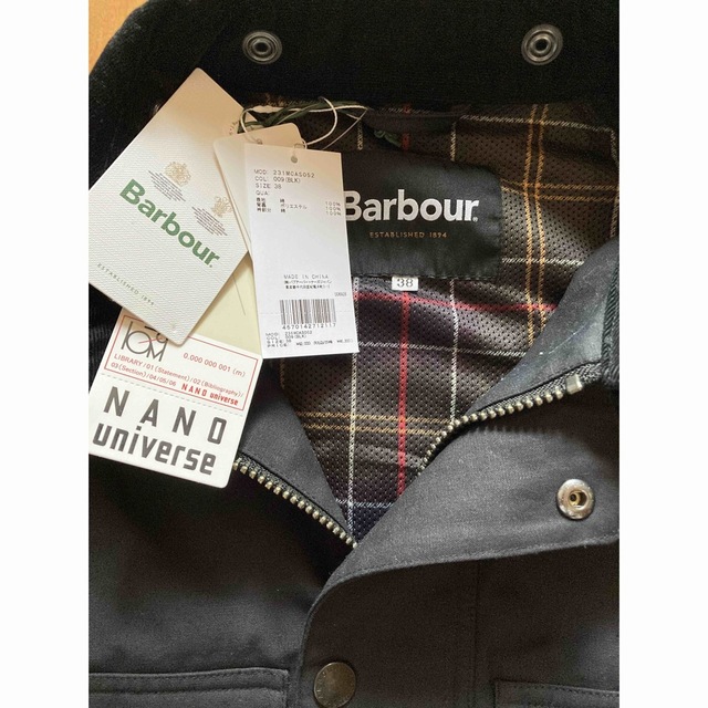 Barbour/別注 OVERSIZE BEDALE ナノユニバース | www.jarussi.com.br