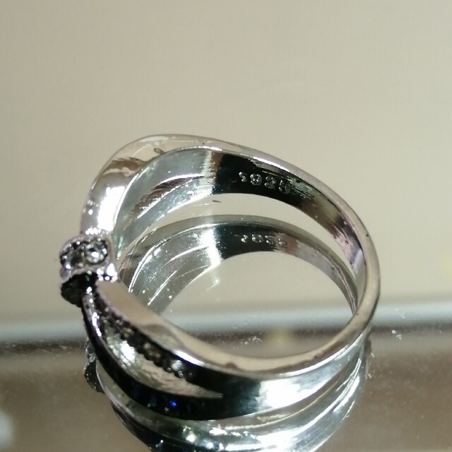 【SALE】リング レディース メンズ アクセサリー ブルー 指輪 20号 レディースのアクセサリー(リング(指輪))の商品写真