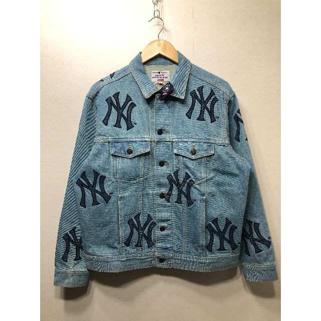 020422○ Supreme New York Yankees Denim - Gジャン/デニムジャケット