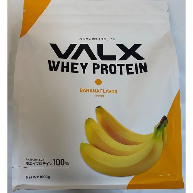 VALX バルクス ホエイプロテイン バナナ風味1kgの通販 by きのぴよ 