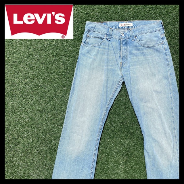 Levi's(リーバイス)のリーバイス 512 W34 L36 ブルーデニムジーンズ フレア ブーツカット メンズのパンツ(デニム/ジーンズ)の商品写真