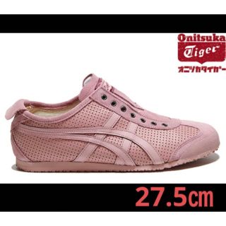 オニツカタイガー(Onitsuka Tiger)のレア【美品】オニツカタイガー  スリッポン アッシュ ローズ ピンク スニーカー(スニーカー)