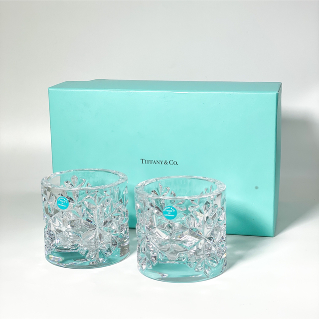 Tiffany & Co. - ティファニー クリスタル キャンドル ホルダー(t)の