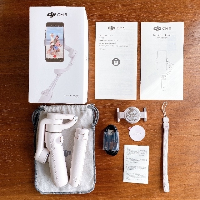 DJI OM 5 Sunset White スマホ スタビライザー ジンバル おしゃれ 64.0