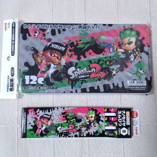 ミツビシエンピツ(三菱鉛筆)のスプラトゥーン ナノダイア鉛筆B&色鉛筆 セット 新品(キャラクターグッズ)