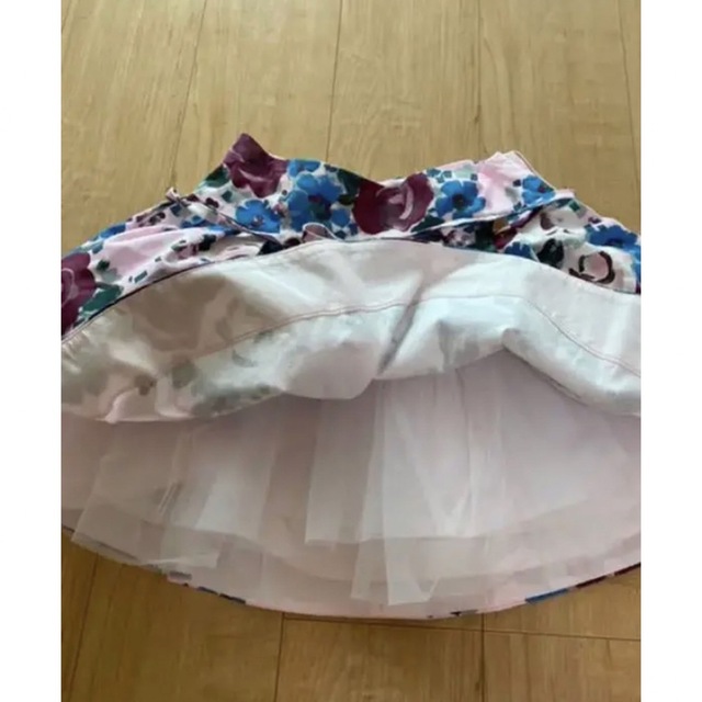 Simonetta(シモネッタ)の美品　シモネッタふんわり花柄 スカート　10y キッズ/ベビー/マタニティのキッズ服女の子用(90cm~)(スカート)の商品写真