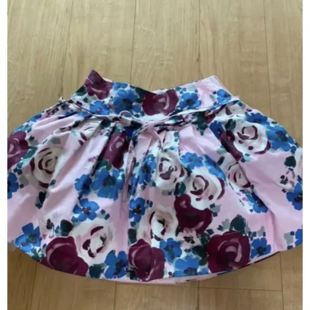 Simonetta(シモネッタ)の美品　シモネッタふんわり花柄 スカート　10y キッズ/ベビー/マタニティのキッズ服女の子用(90cm~)(スカート)の商品写真