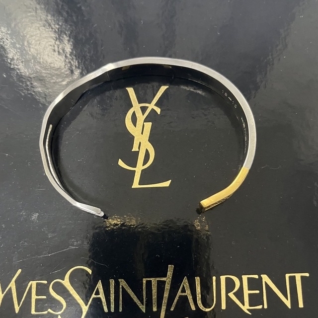 Yves Saint Laurent(イヴサンローラン)のYves Saint Laurent イヴサンローラン フォークバングル メンズのアクセサリー(バングル/リストバンド)の商品写真