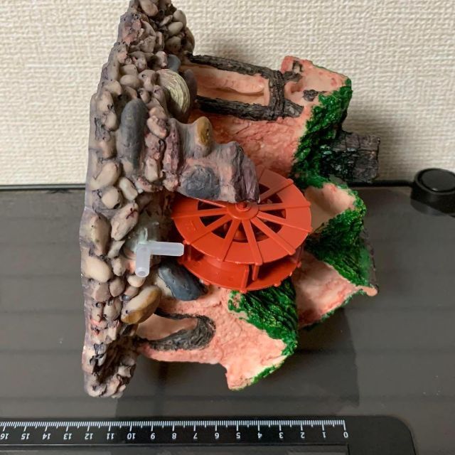 アクアリウム オブジェ 風車小屋 オブジェ 水槽 飾り 置物 模型 K1