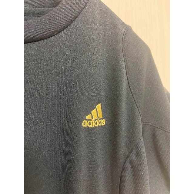 adidas(アディダス)のアディダス　Tシャツ　半袖　男女兼用　古着　黒 メンズのトップス(Tシャツ/カットソー(半袖/袖なし))の商品写真