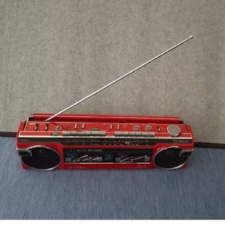 サンヨー(SANYO)の昭和レトロ サンヨー   ステレオラジオダブルカセット   MR-WU4 MKⅢ(ラジオ)