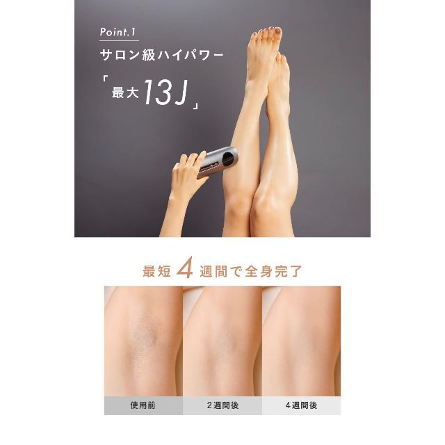 Noend コードレス脱毛器 光美容器 ダブル冷却 サロン級ハイパワー