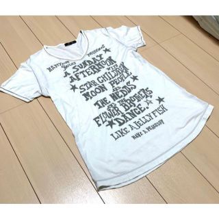 ビームス(BEAMS)のBEAMS Tシャツ　半袖　男女兼用　古着　白(Tシャツ/カットソー(半袖/袖なし))