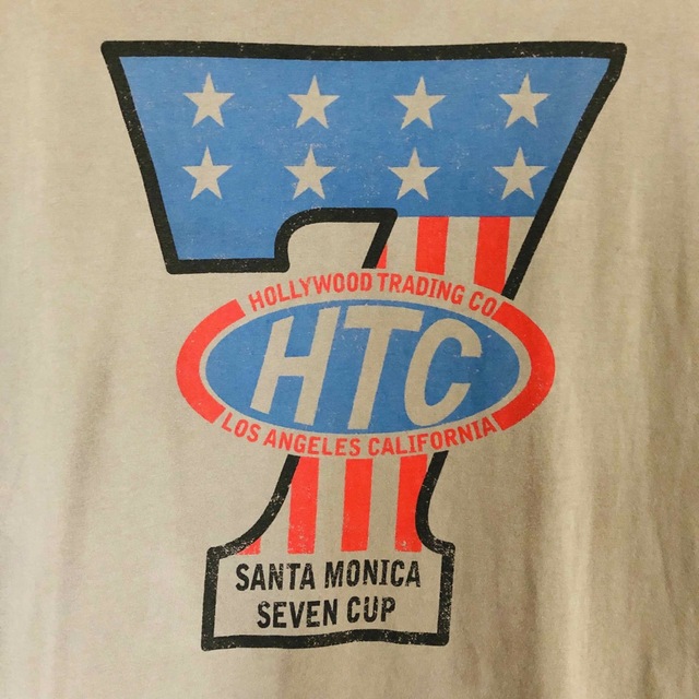 HTC(ハリウッドトレーディングカンパニー)のＨＴＣ【美品】Ｔシャツ　濃グレー　イタリア製 レディースのトップス(Tシャツ(半袖/袖なし))の商品写真