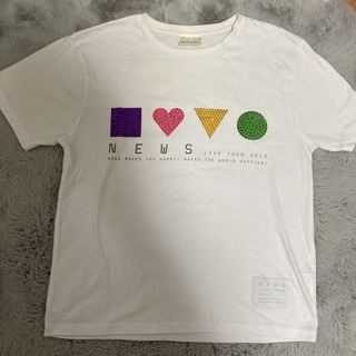 ニュース(NEWS)のNEWS 2013 ツアーTシャツ(アイドルグッズ)