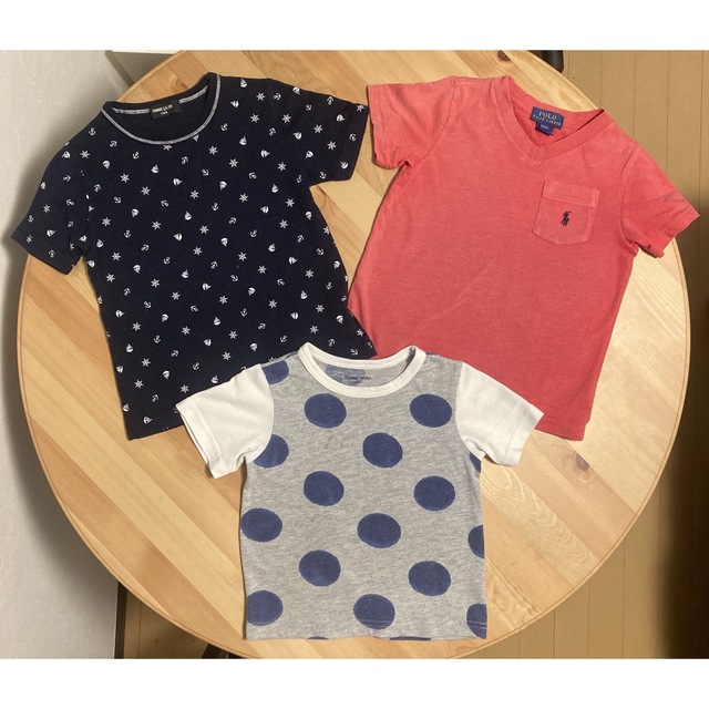 COMME CA ISM(コムサイズム)の110cm　キッズ　子供服　男の子　ボーイズ　Tシャツ　3点セット キッズ/ベビー/マタニティのキッズ服男の子用(90cm~)(Tシャツ/カットソー)の商品写真