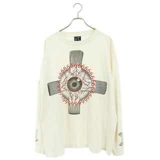 セントマイケル SAINT MICHAEL  23SS  SM-S23-0000-036 アイボールプリント長袖カットソー メンズ XXL