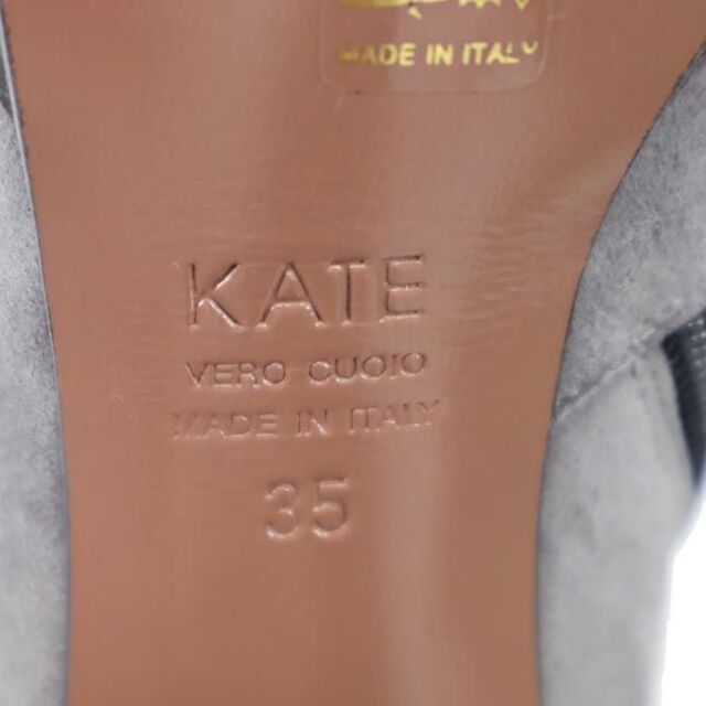 未使用 ケイト イタリア製 ブーティ 35 グレー系 KATE レディース   【230422】 9