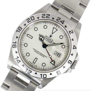 ロレックス(ROLEX)の　ロレックス ROLEX エクスプローラー2 白文字盤 X番 16570 SS 自動巻き メンズ 腕時計(その他)