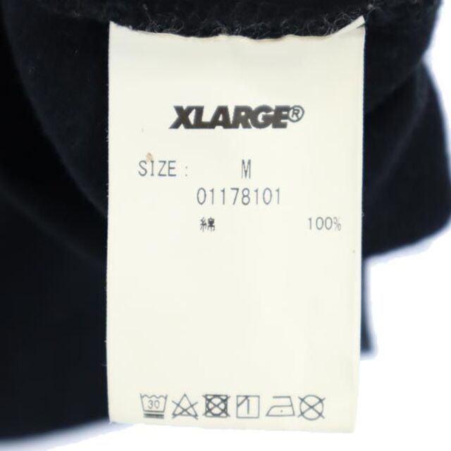 エクストララージ クルーネック プリント 半袖 Tシャツ M ブラック XLARGE メンズ   【230422】 メール便可 7