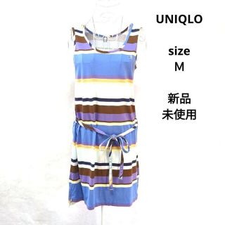 ユニクロ(UNIQLO)のUNIQLO　ユニクロ　ノースリーブワンピース　チュニックワンピース(ひざ丈ワンピース)