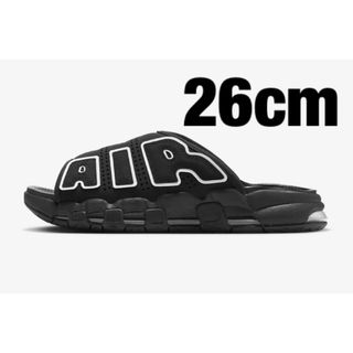 ナイキ(NIKE)のNike Air More Uptempo Slide Black/White(サンダル)