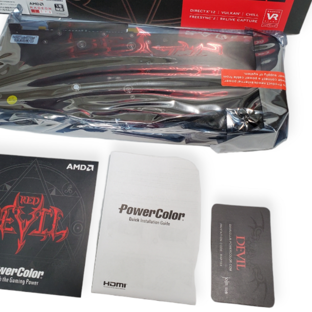 新品2個 PowerColor ビデオカード AMD RADEON RX570