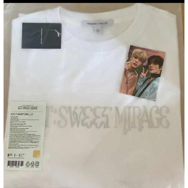 TXT ACT: SWEET MIRAGE Tシャツ　Lサイズ　トレカ　スビン➕