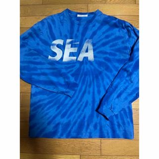 WIND AND SEA - WIND AND SEA ウィンダシータイダイロンTブルー