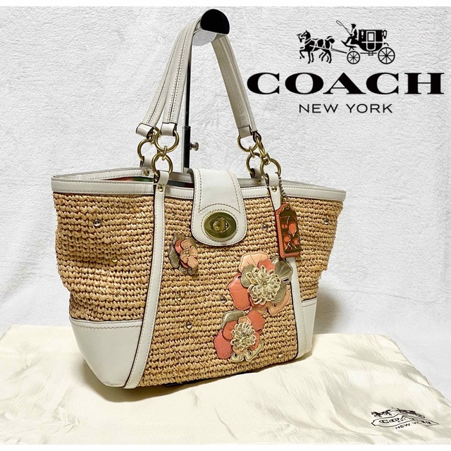 エントリー最大P14倍以上 coach コーチ カゴバッグ トートバッグ19347