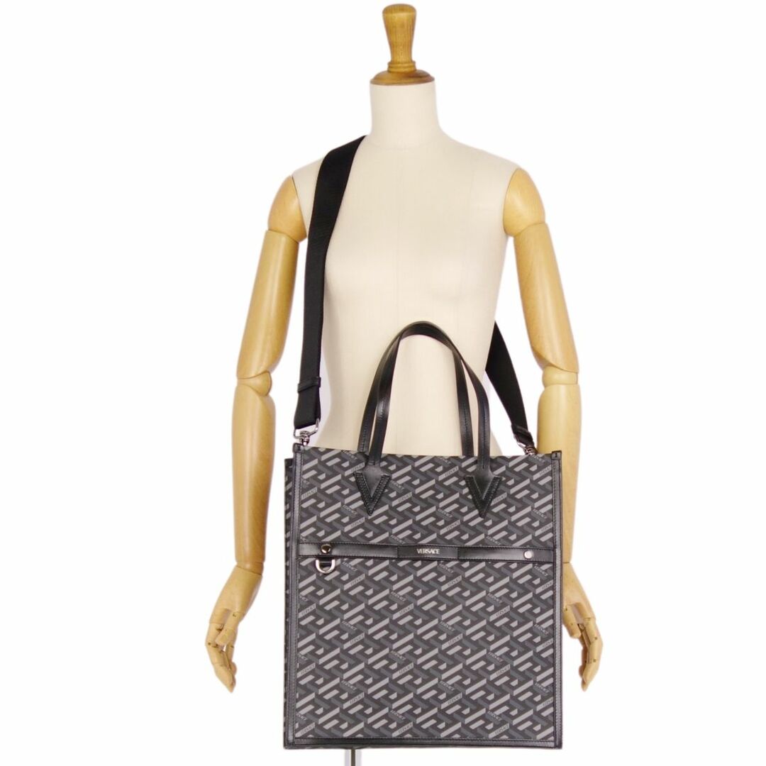 VERSACE - 極美品 ヴェルサーチ VERSACE バッグ ラ グレカ VERSACE - 極美品 ヴェルサーチ VERSACE バッグ ラ グレカ