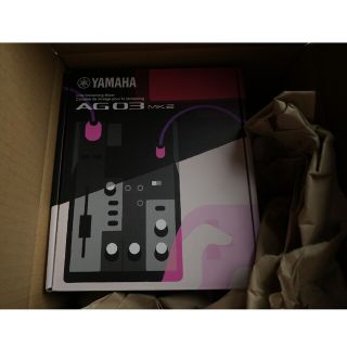 新品】YAMAHA AG03 mk2 B 黒 オーディオインターフェイスの通販 by