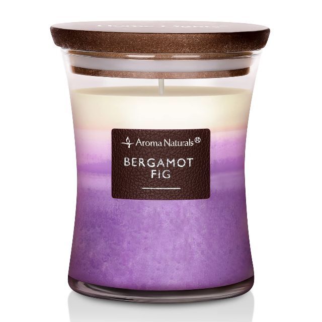 【色: Bergamot Fig】アロマキャンドル 大豆ワックスキャンドル45時