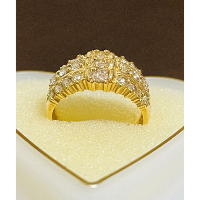 18K☆1ctダイヤモンドリング☆12号 レディースのアクセサリー(リング(指輪))の商品写真