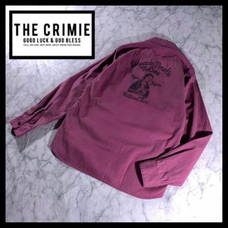 クライミー(CRIMIE)のTHE CRIMIE クライミー マリア シャツ 長袖 ワインレッド 紫 M(シャツ)