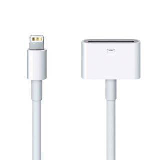 アップル(Apple)の新品 保証付 Apple 純正 lightning 30ピン 変換 アダプタ(ポータブルプレーヤー)