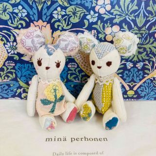 ミナペルホネン(mina perhonen)のミナペルホネン　夫婦もふもふテディベア(11)(ぬいぐるみ)