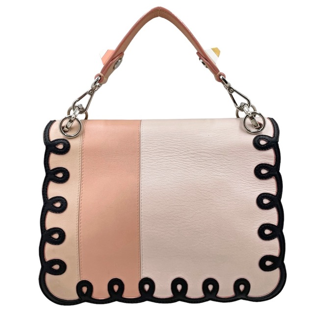 FENDI フェンディ 2WAY キャナイ スタッズ ハンドバッグ ショルダー