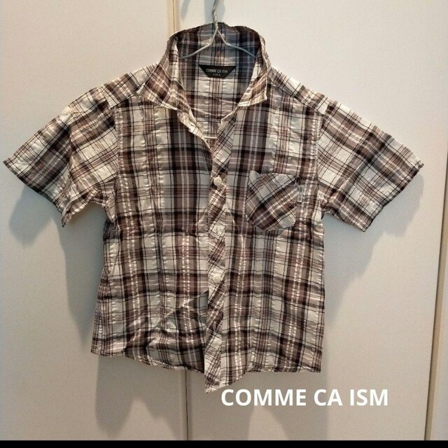 COMME CA ISM(コムサイズム)のCOMME CA ISM  チェックシャツ キッズ/ベビー/マタニティのキッズ服男の子用(90cm~)(ジャケット/上着)の商品写真