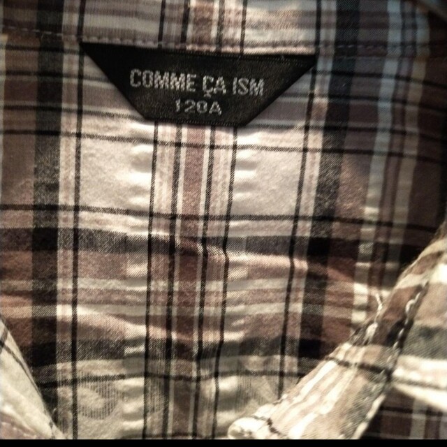 COMME CA ISM(コムサイズム)のCOMME CA ISM  チェックシャツ キッズ/ベビー/マタニティのキッズ服男の子用(90cm~)(ジャケット/上着)の商品写真