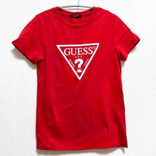 ゲス(GUESS)のGUESS★ゲス Tシャツ レッド トップス 半袖 夏(Tシャツ(半袖/袖なし))