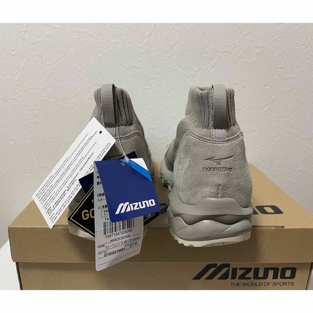 nonnative(ノンネイティブ)のMIZUNO nonnative WAVE MUJIN TL MID 27cm メンズの靴/シューズ(スニーカー)の商品写真